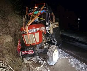 ट्र्याक्टर दुर्घटना हुँदा चालकको मृत्यु